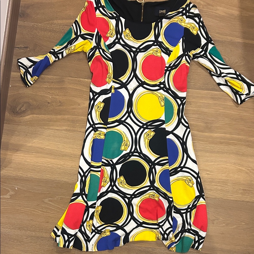 CAVALLI VINTAGE SNAKE DRESS